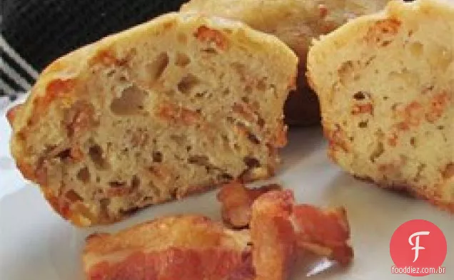 Muffins De Queijo Bacon