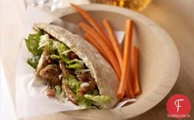 Frango-Sanduíche Caesar Pita