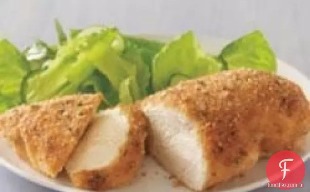 Frango Com Crosta De Parmesão
