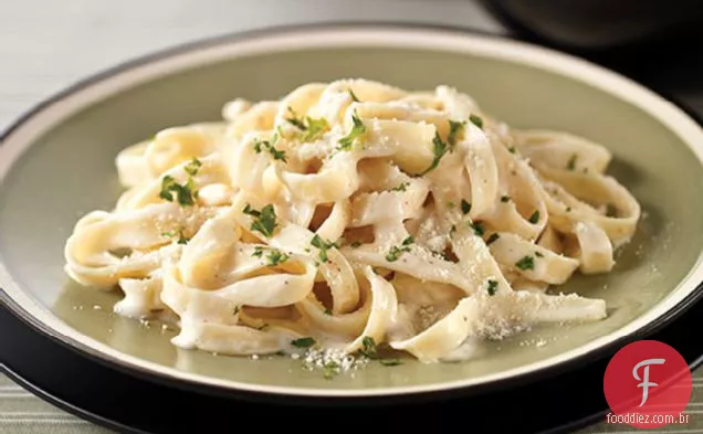 Vida saudável Fettuccine Alfredo