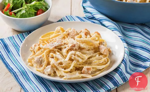 Fettuccine De Frango Fácil