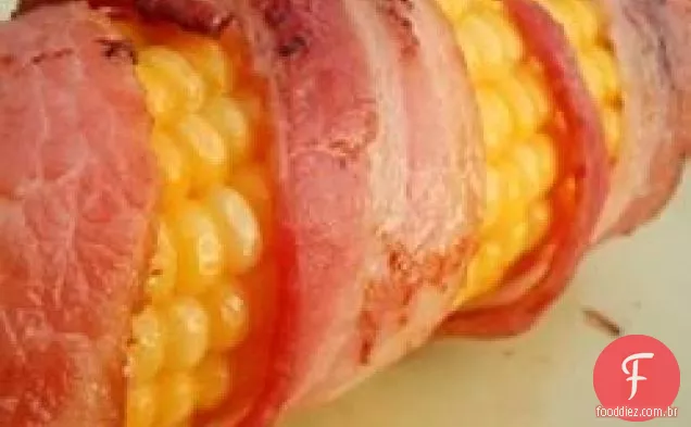 Milho com Bacon e pimenta em pó