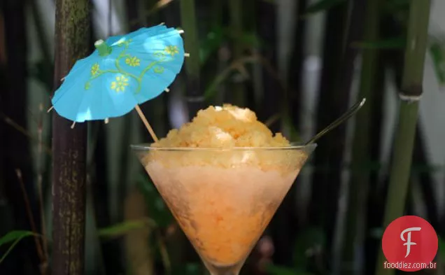 Receita Cantaloupe Granita