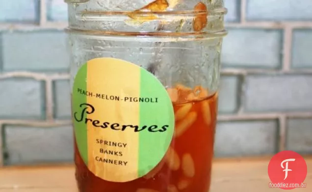 Peach Melon Pignoli Jam