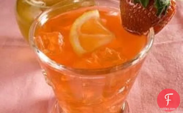 Limonada cor-de-rosa apaixonada do mel de Rico