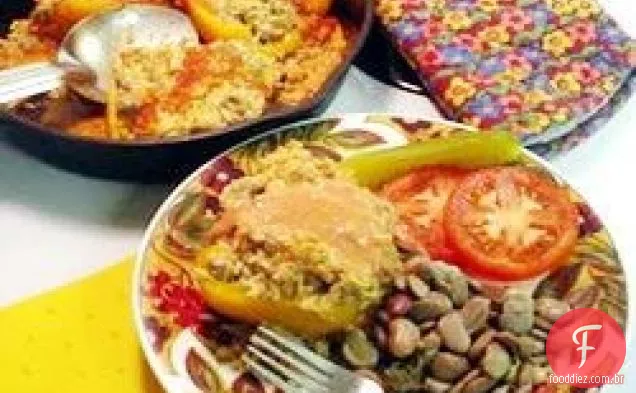 Pimentas Amarelas Recheadas Húngaras