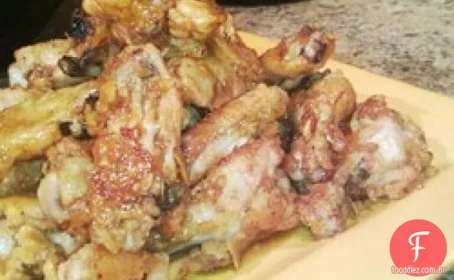 Alho Gengibre Asas De Frango