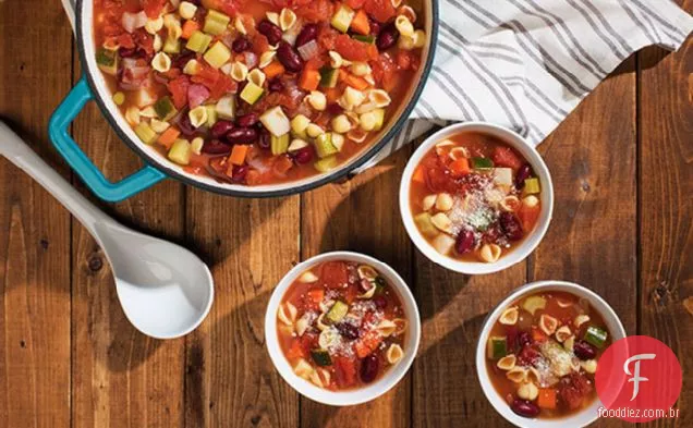 Sopa Clássica De Minestrone