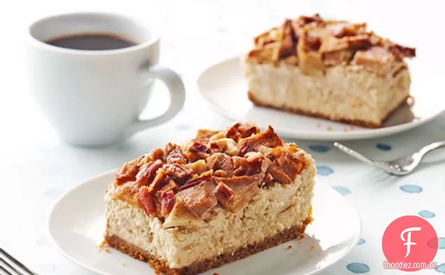 Cheesecake De Maçã E Noz-Pecã