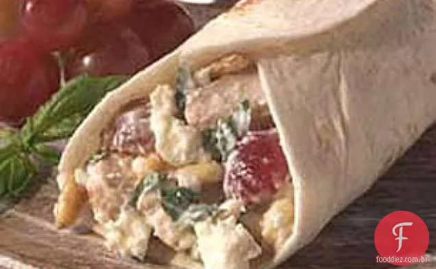 Salada De Frango & Feta Wraps