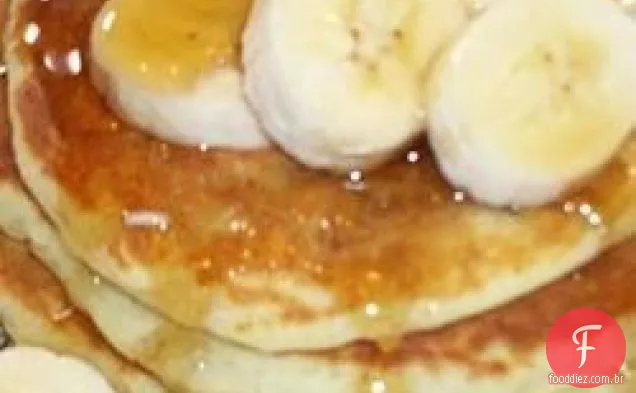 Panquecas de Banana da maneira mais fácil