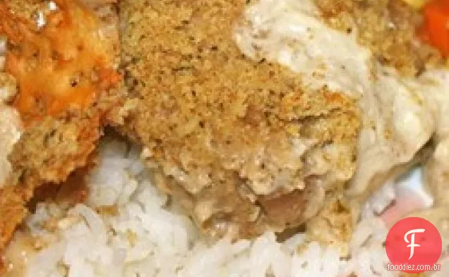 Frango Cremoso Cogumelo Alho