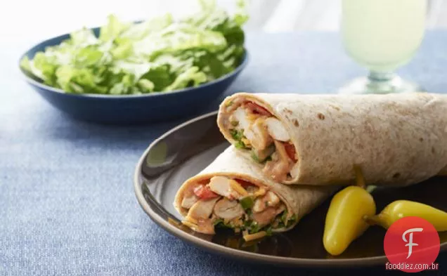 Frango Fajita Roll-Ups