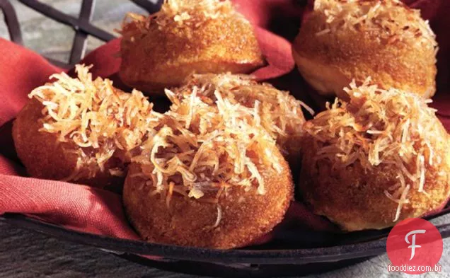 Muffins De Milho De Coco De Cabeça Para Baixo