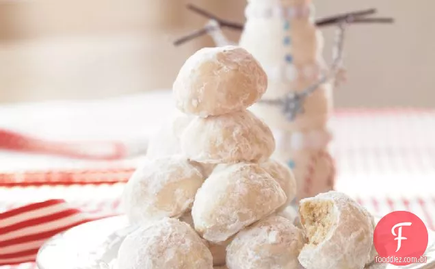 Bolas De Neve De Limão E Coco