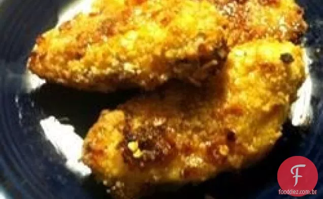 Super Crunch Forno Cozido Mel Mergulhado Asas