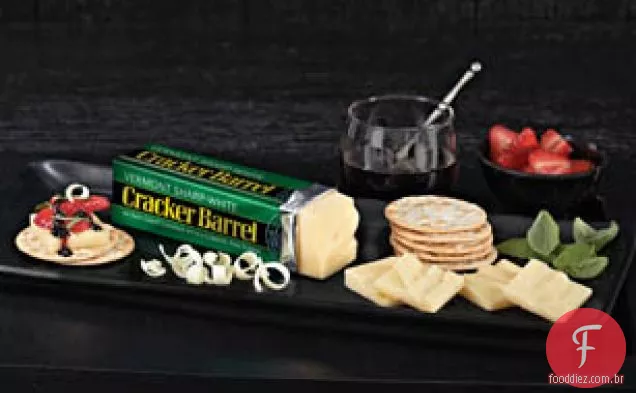 CRACKER BARREL Vermont Branco Cheddar emparelhamento Bandeja