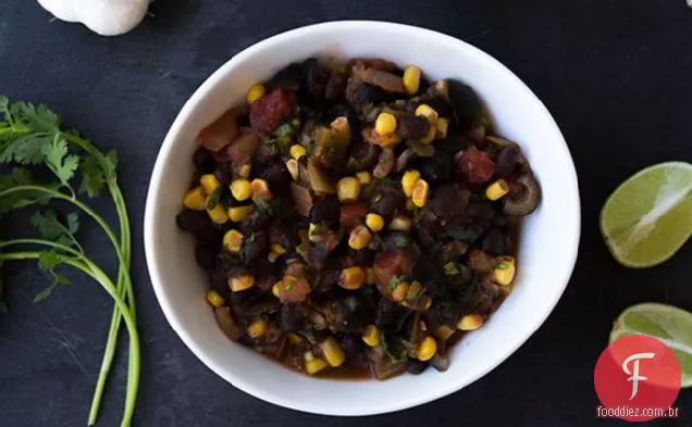 Black Bean 'N Olive Salsa
