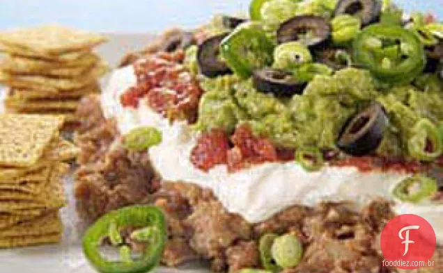 Mergulho Taco Em Camadas