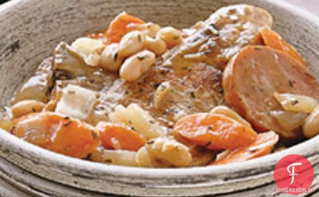 Cassoulet De Porco Rápido