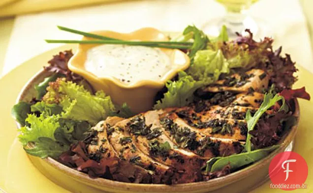 Peitos De Frango Grelhados Com Ervas