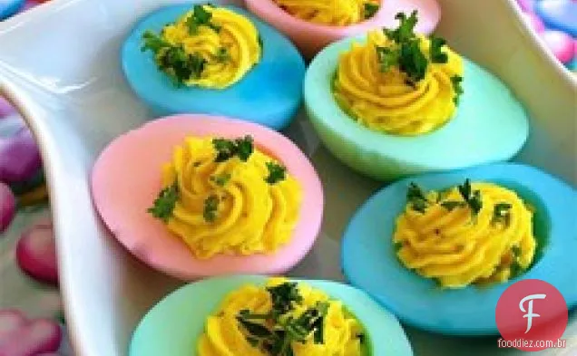 Easter Deviled Eggs