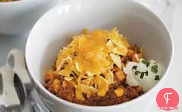 Tortilha crocante e Frigideira De Carne