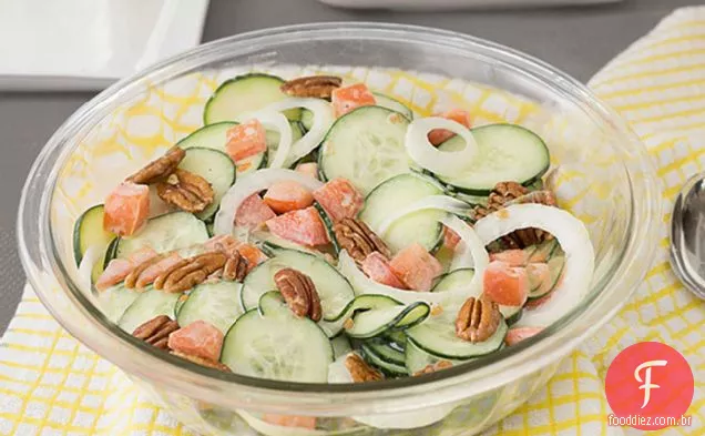 Salada Cremosa De Pepino