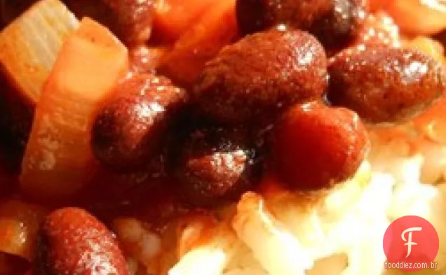 Feijão preto e arroz de Jamie