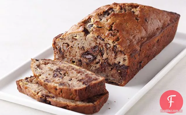 Chocolate Chunk Walnut Banana Bread