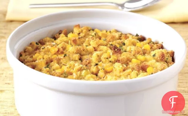 Pão Saboroso Da Colher De Milho