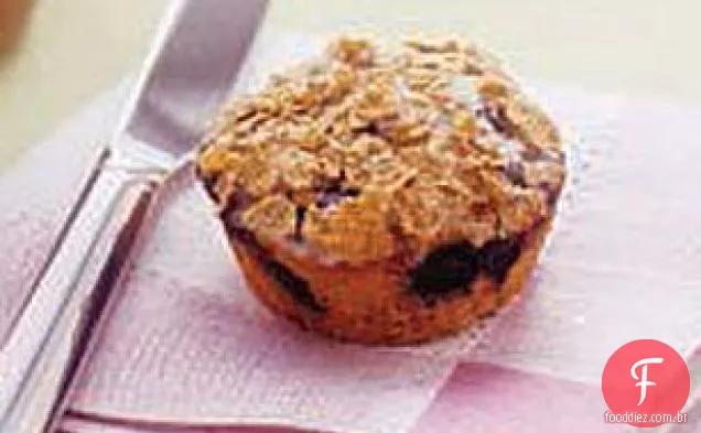 Dia De Trabalho Raisin Bran-Berry Muffins