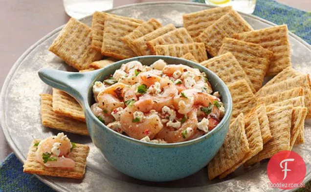 Camarão Bruschetta Topping