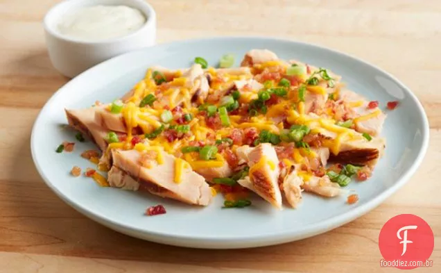 Tiras De Peito De Frango Carregadas