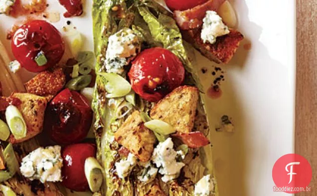 Salada carbonizada BLT
