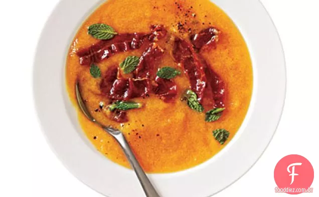 Melão Gaspacho com Prosciutto Frizled