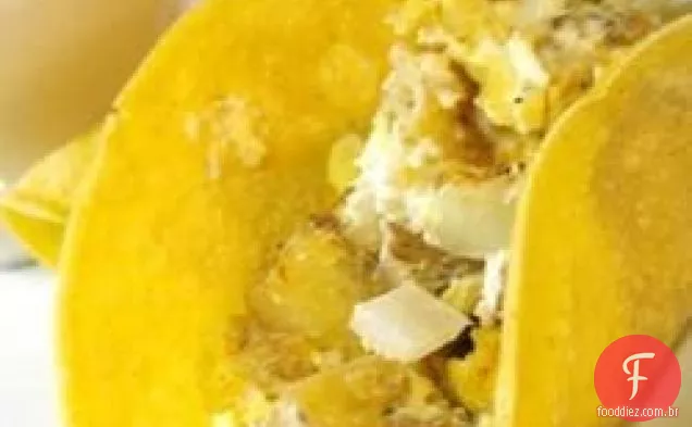 Café da manhã Burritos com Salsa verde