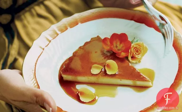 Flan Baunilha-Laranja
