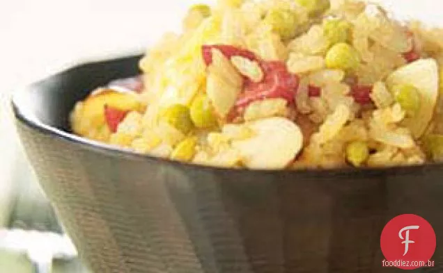 Arroz Frito Com Amêndoa Torrada