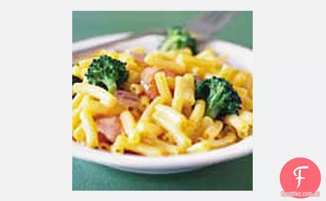 Frango e brócolis Mac & Cheese