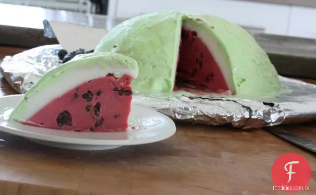Bolo De Sorvete De Melancia