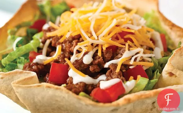 Salada De Taco Durante A Semana