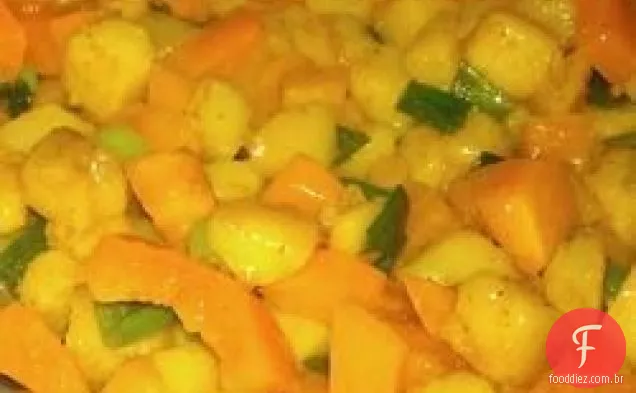 Batatas De Pimenta Vermelha Ardente