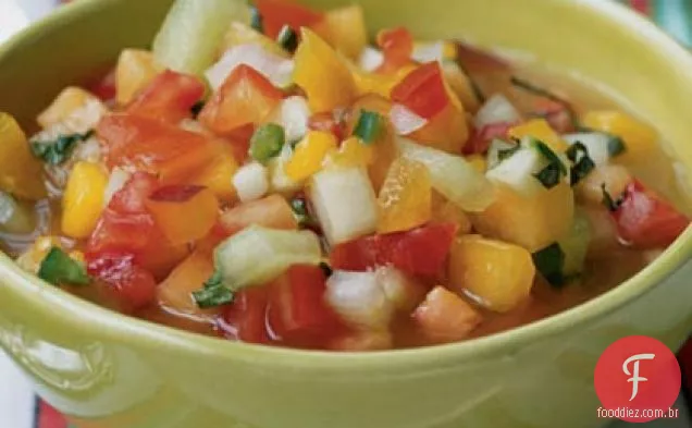 Chunky Tomate-Fruit Gaspacho