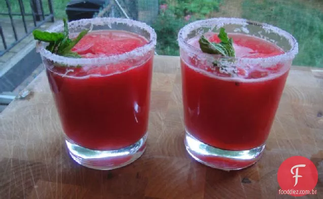 Cozinhe o livro: Margaritas de melancia