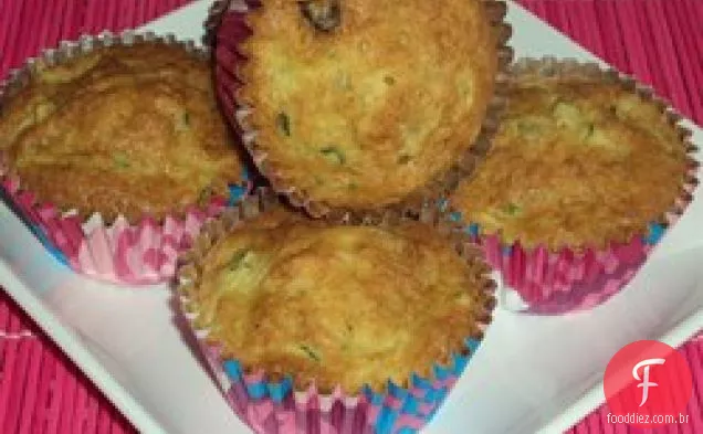 Muffins De Passas De Abobrinha