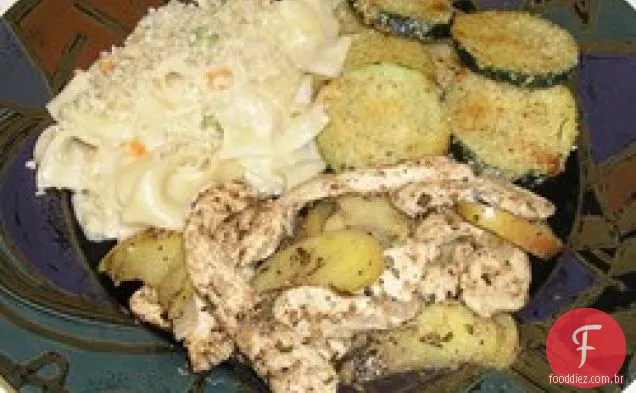 Frigideira Maçã Frango