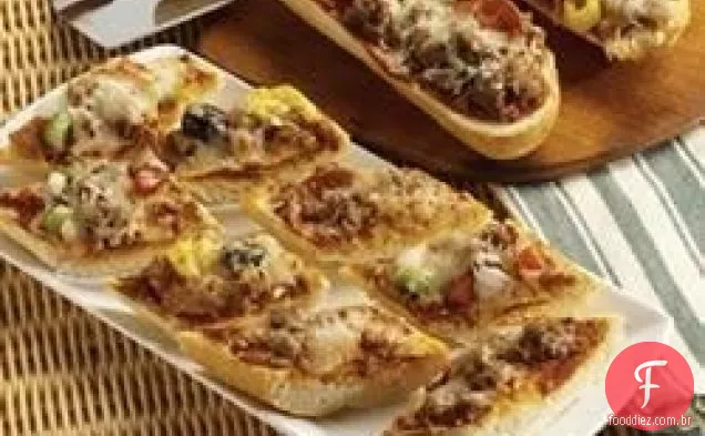 Salsicha Pão Francês Pizza