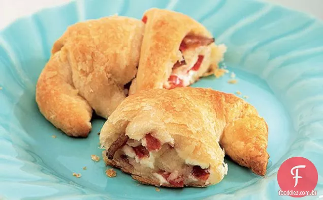 Bacon, Queijo E Tomate Crescentes