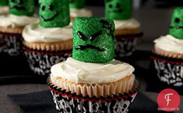 Slimy Monstro Cupcakes